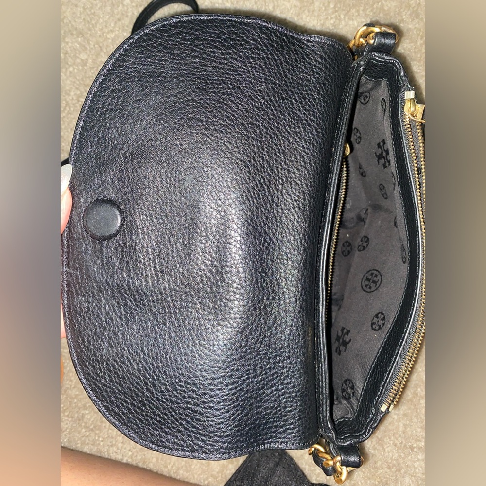 Tory Burch Black Leather Crossbody Bag - Picture 8 of 12